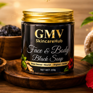 FACE AND BODY BLACK SOAP - 250ML